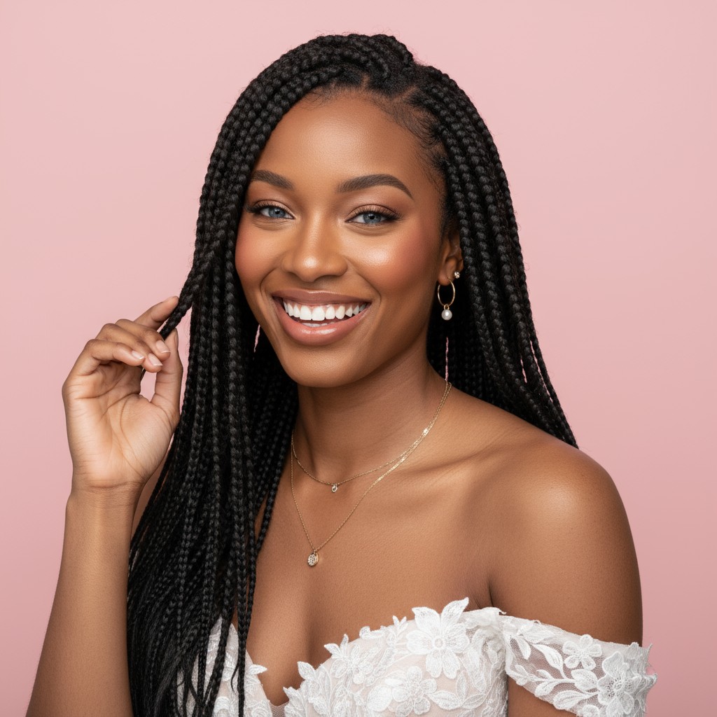 Large Knotless Box Braids Ideas